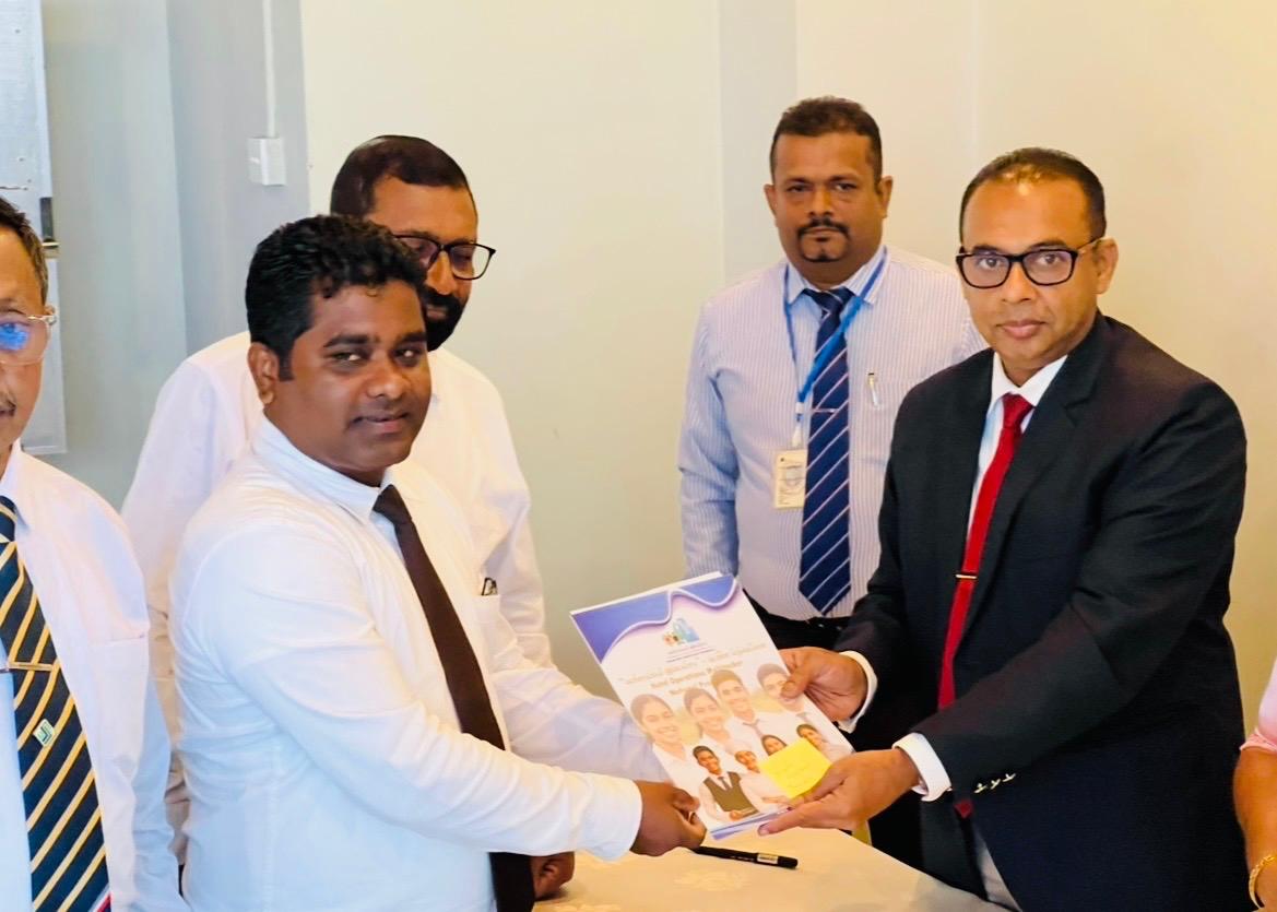 Hotel operations trainees engaged in front office training